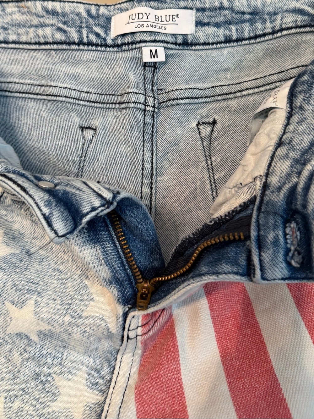 Judy Blue American Flag Shorts - Picture 7 of 10